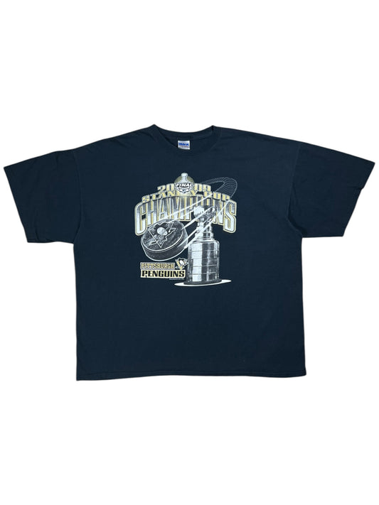 2009 Pittsburgh Penguins Stanley Cup Champions NHL tee (XXL)
