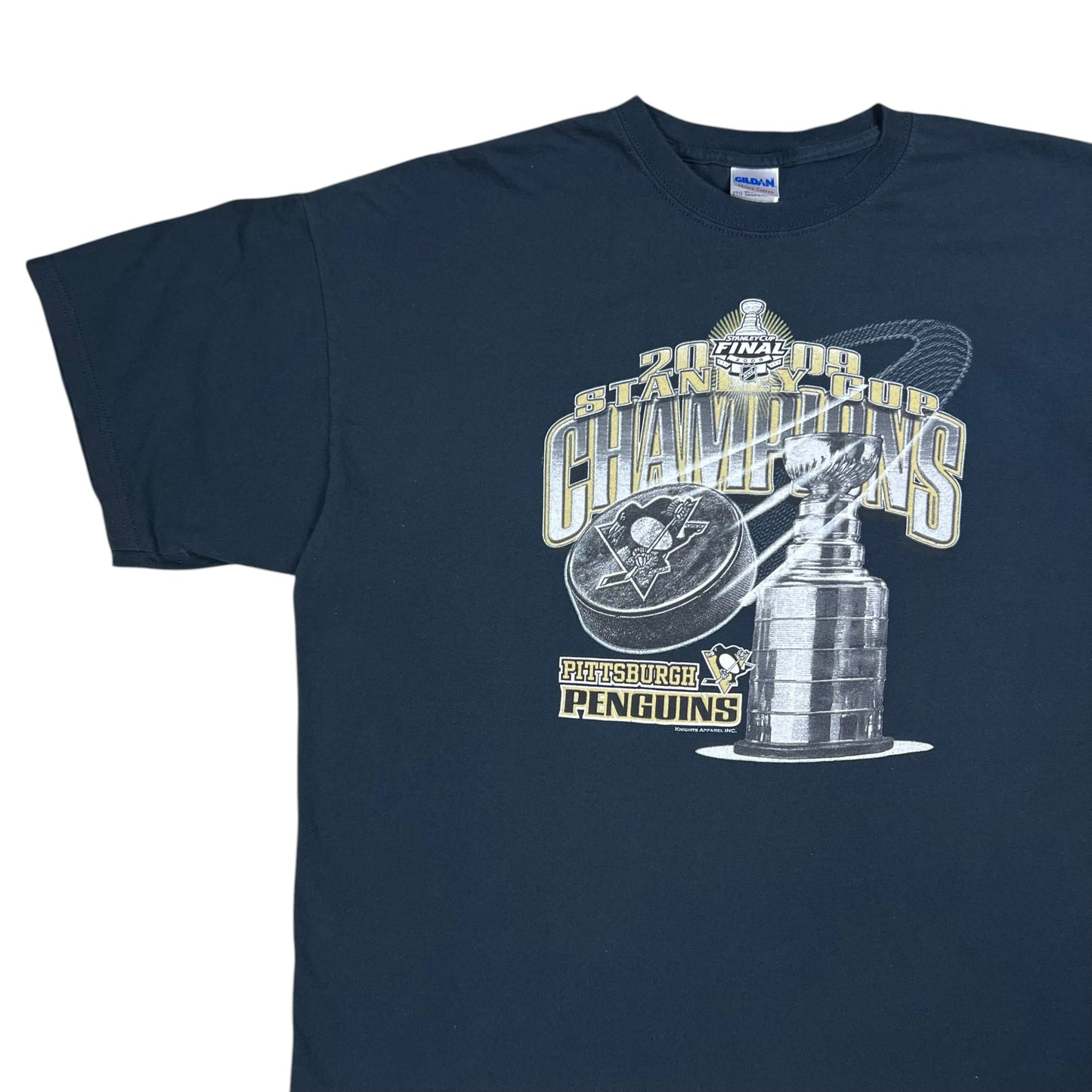 2009 Pittsburgh Penguins Stanley Cup Champions NHL tee (XXL)