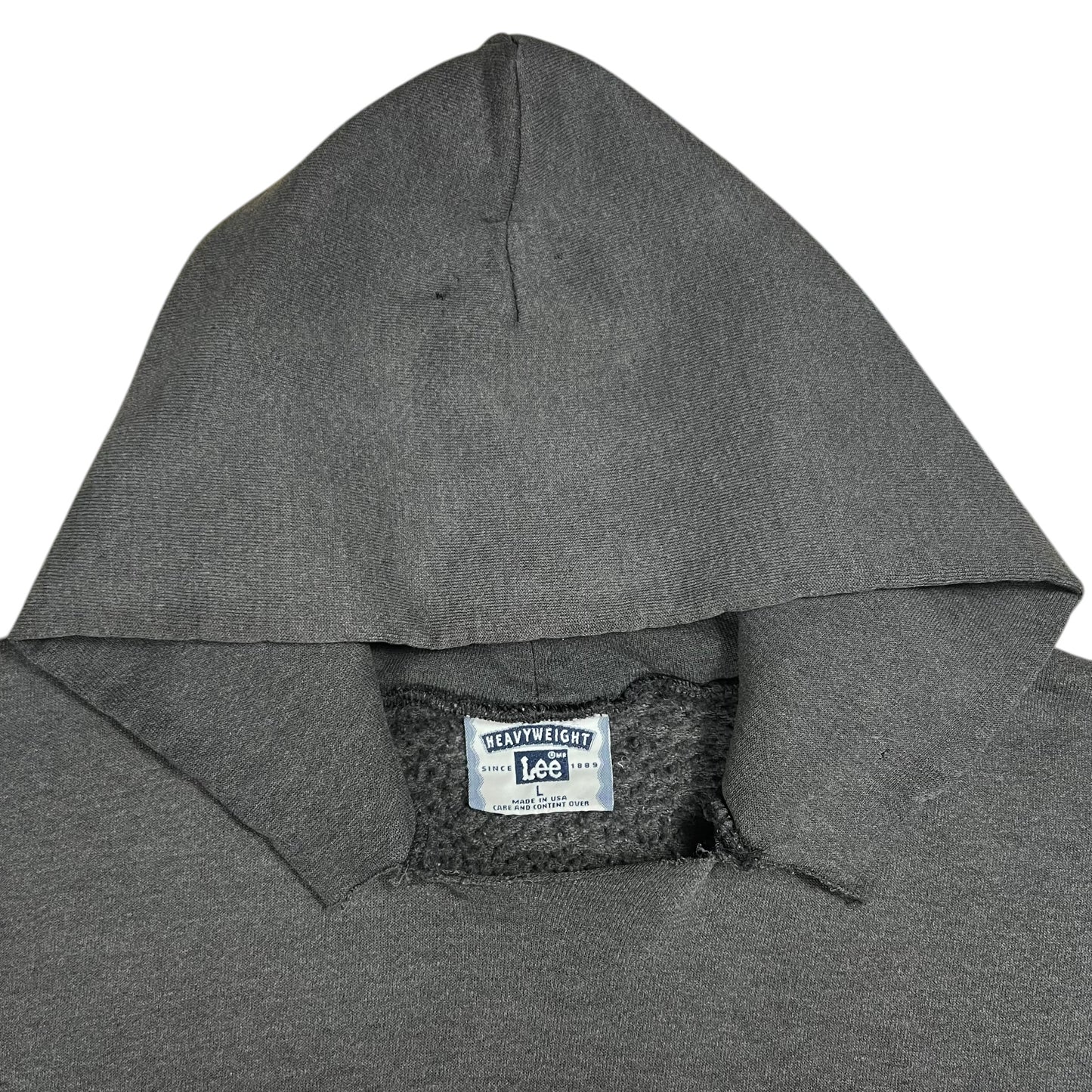 Vintage 90s United Fitness Athletic Department distressed & faded chopped hoodie (L)
