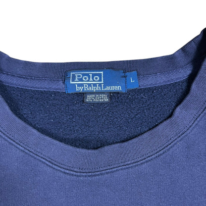 Vintage 90s Polo Sport Ralph Lauren Polo Bear 67 hockey crewneck (L/XL)