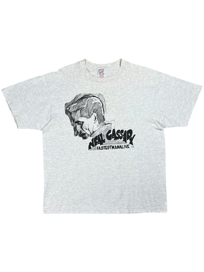 Vintage 90s Neal Cassady Fastest Man Alive Merry Pranksters psychedelic tee (XL)