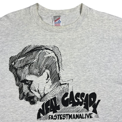 Vintage 90s Neal Cassady Fastest Man Alive Merry Pranksters psychedelic tee (XL)