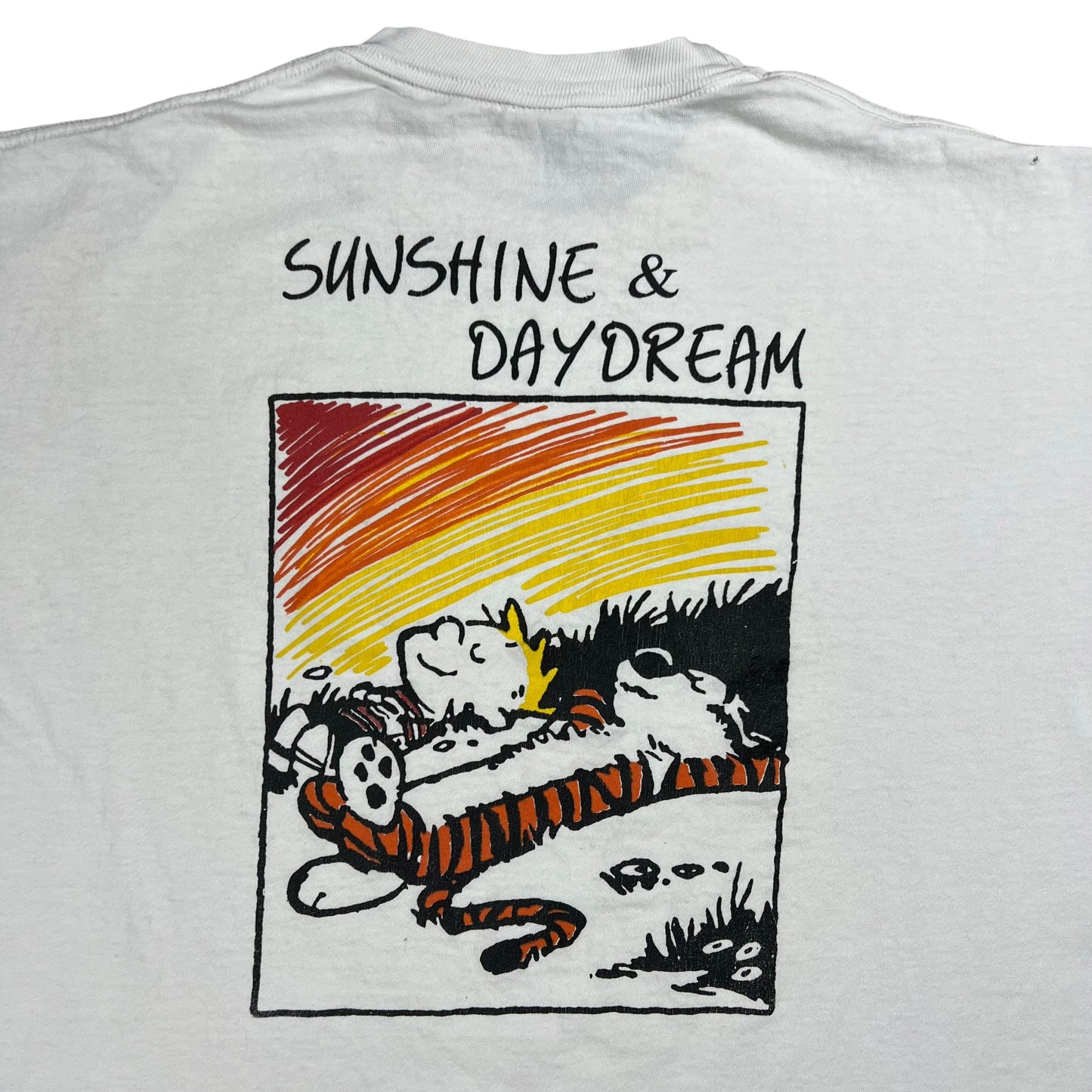 Vintage 90s Grateful Dead Calvin & Hobbes Sugar Magnolia lot band tee (XL)