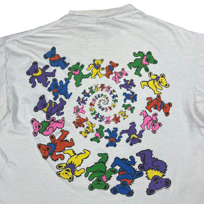 Vintage 90s Brockum Grateful Dead Ticket Stubs spiral bears band tee (L)