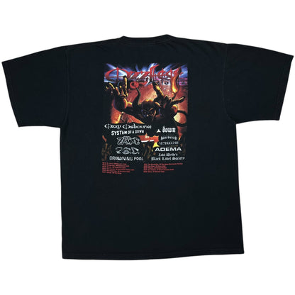 Vintage 2003 Ozzfest Ozzy Osbourne band metal festival tee (XL)