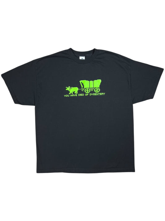 Vintage 2006 You Have Died of Dysentery Oregon trail role playing video game tee (XL)