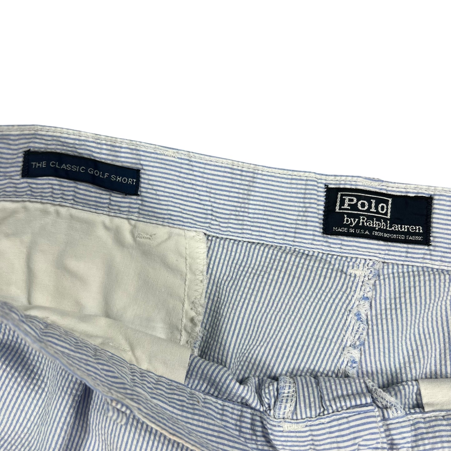 Vintage 90s Polo Ralph Lauren Golf striped shorts (34)