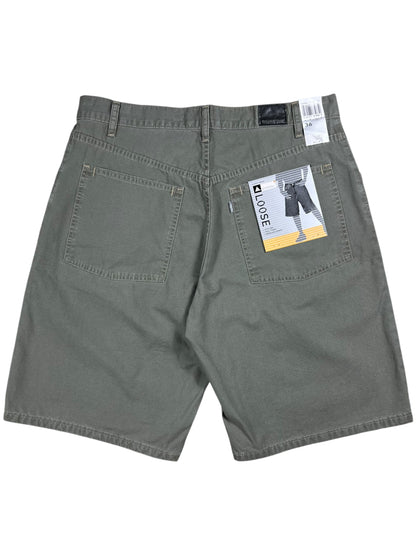 Vintage Y2K Levi’s Silver Tab “Loose” Olive green shorts (36) DS NWT