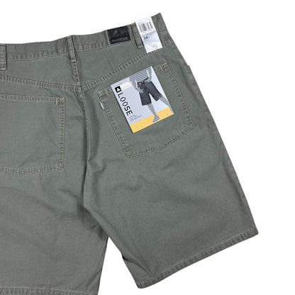 Vintage Y2K Levi’s Silver Tab “Loose” Olive green shorts (36) DS NWT
