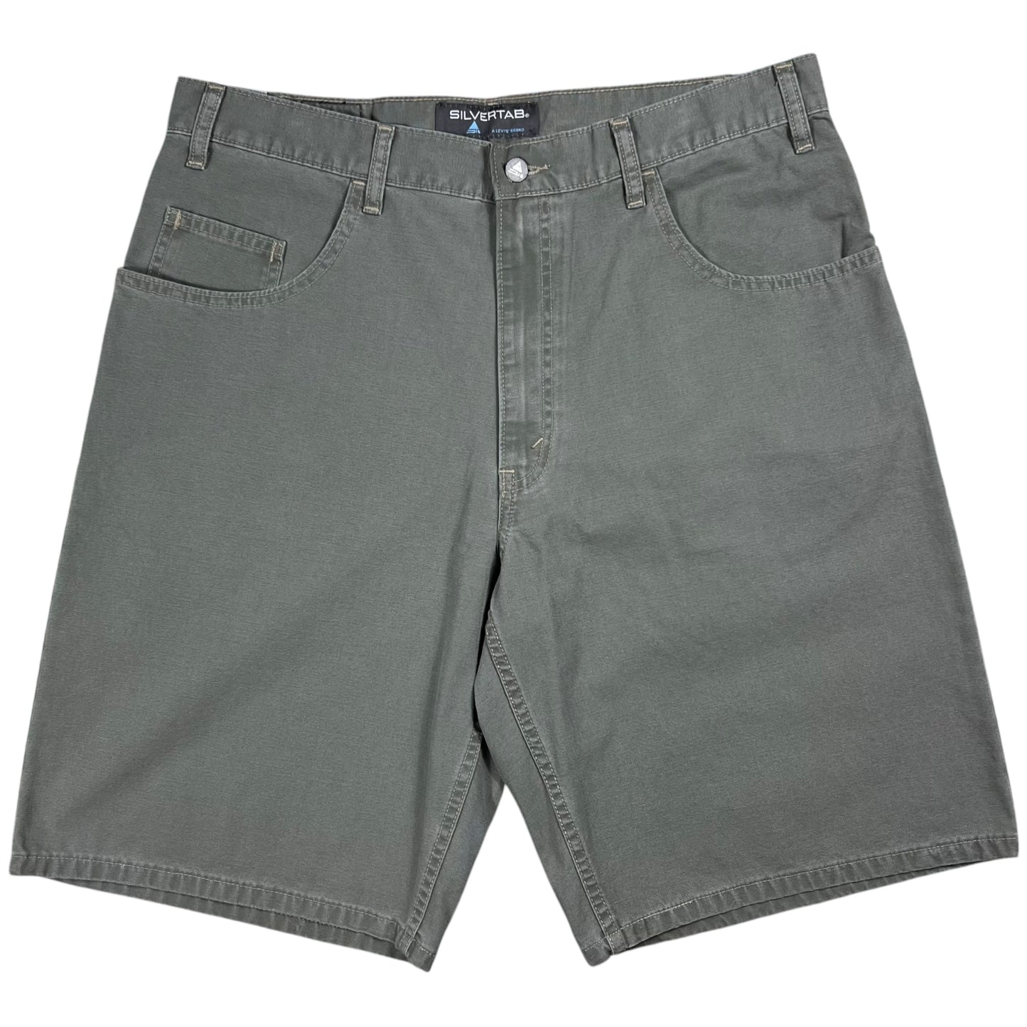 Vintage Y2K Levi’s Silver Tab “Loose” Olive green shorts (36) DS NWT