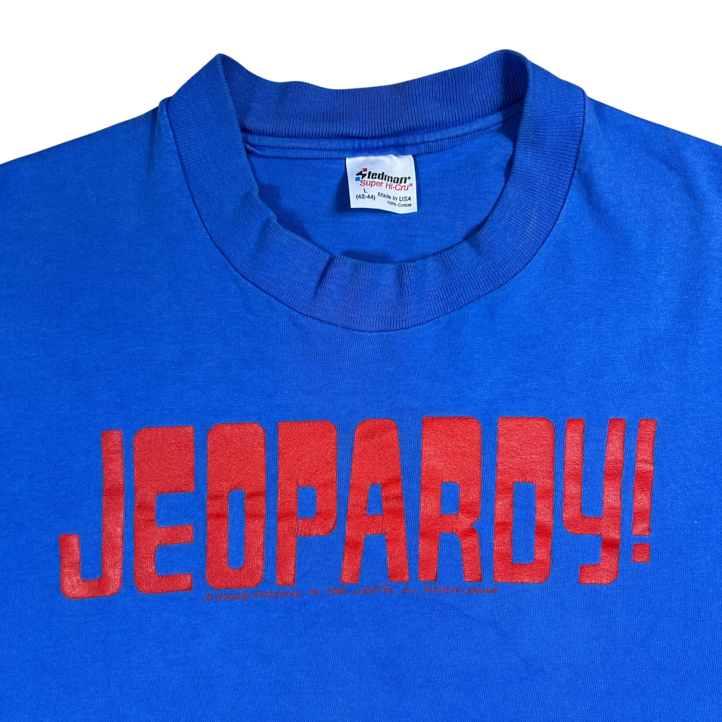 Vintage 1988 JEOPARDY! Faded tee (L)