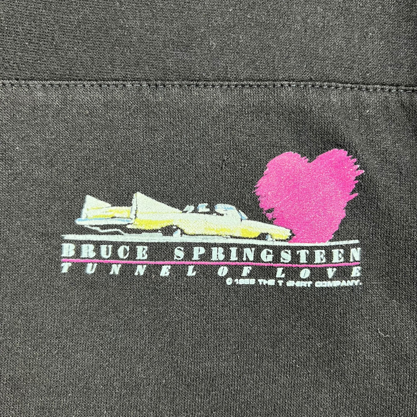 Vintage 1988 Bruce Springsteen & The E Street Band Tunnel of Love Henley crewneck (L)