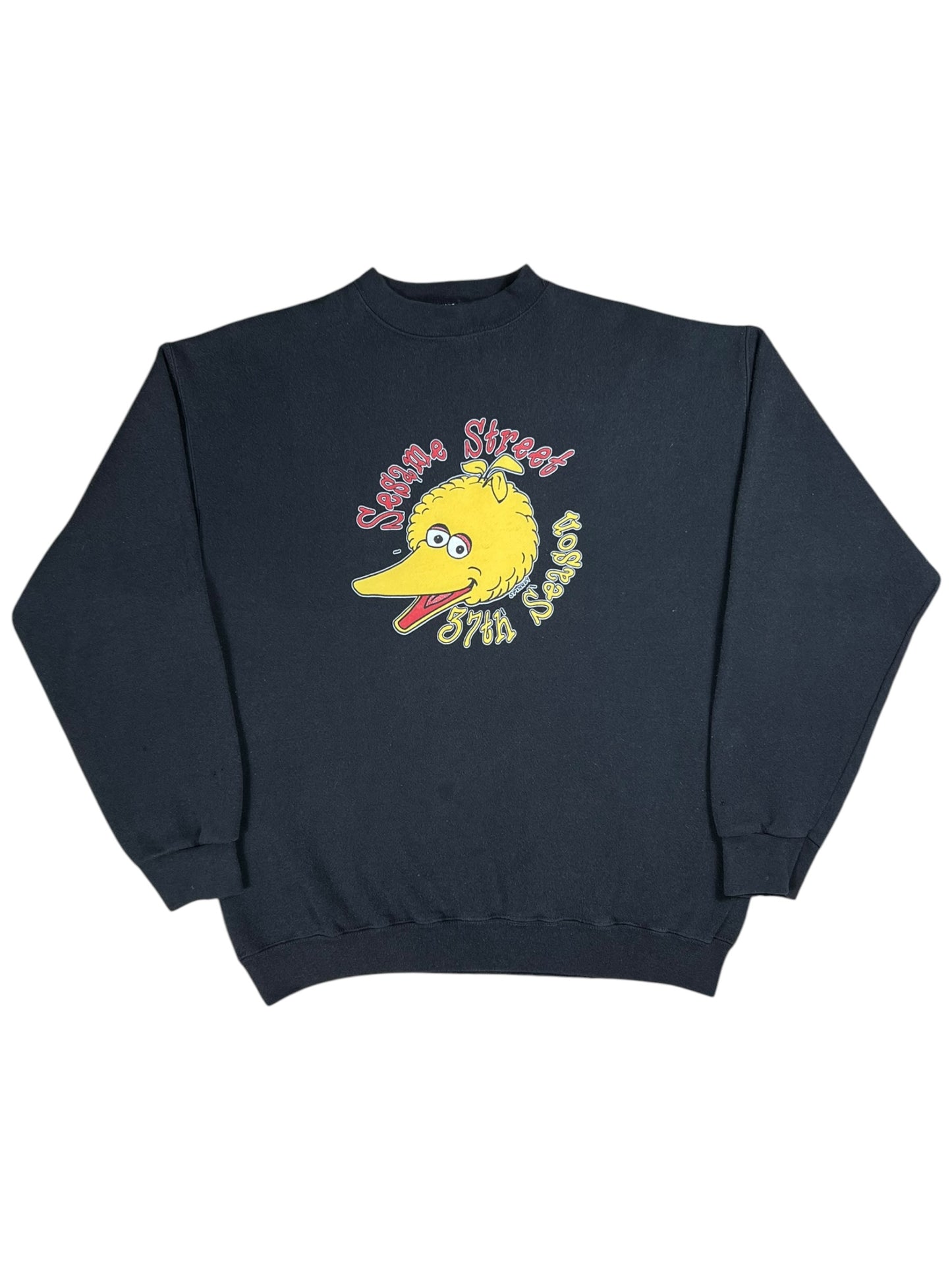 Vintage Y2K Big Bird Sesame Street’s 37th Season Crewneck (L)