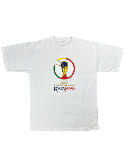 Vintage 2002 FIFA World Cup Korea Japan Soccer tee (XL)