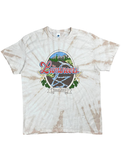 Y2K The Lumineers since 2009 tie dye band tee (L)