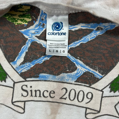 Y2K The Lumineers since 2009 tie dye band tee (L)