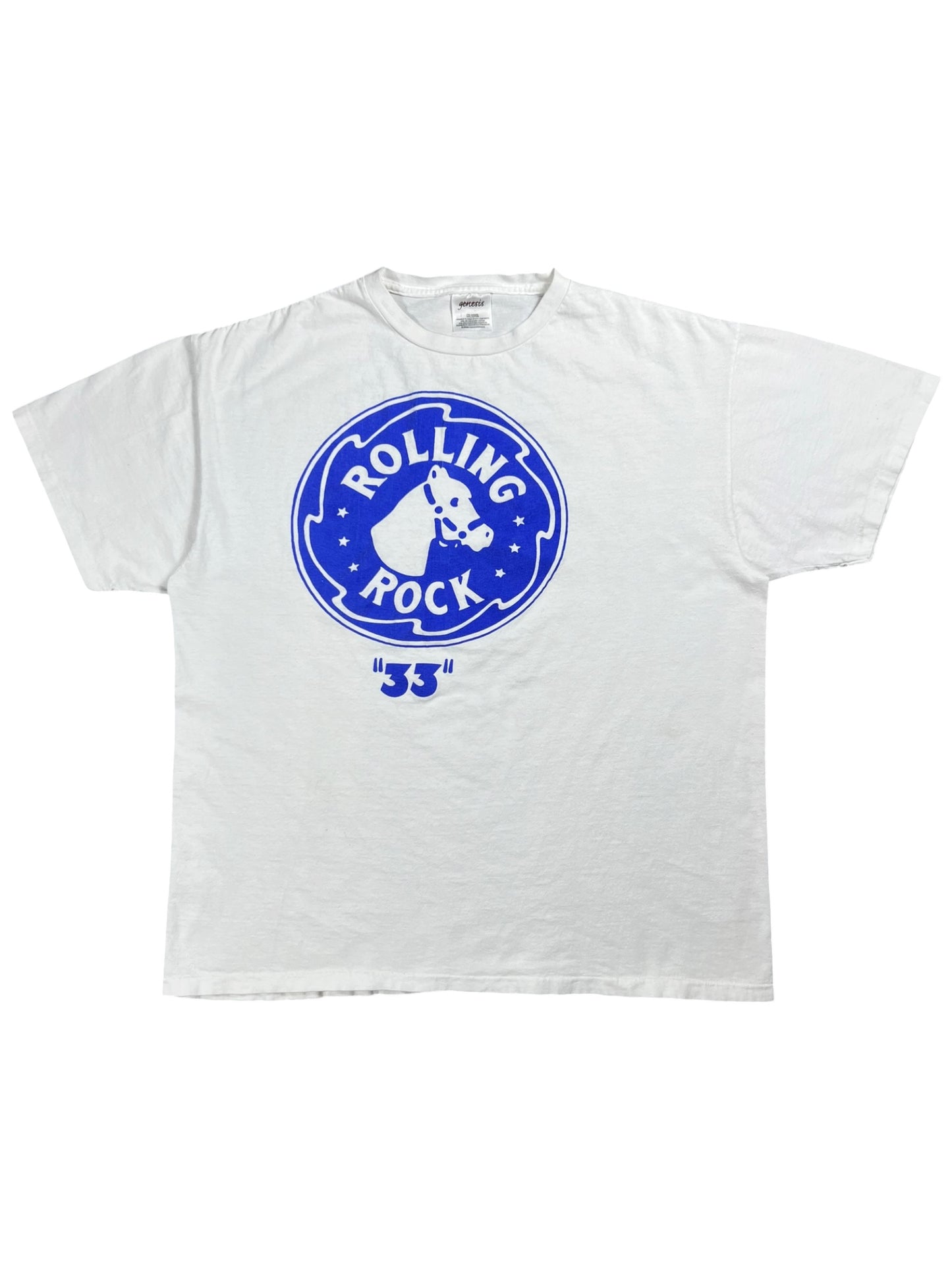 Vintage 90s Rolling Rock Beer Leo’s Pub tee (XL)