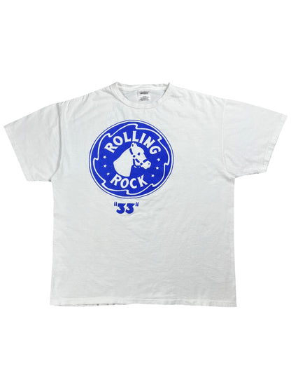 Vintage 90s Rolling Rock Beer Leo’s Pub tee (XL)