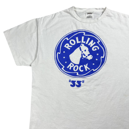 Vintage 90s Rolling Rock Beer Leo’s Pub tee (XL)