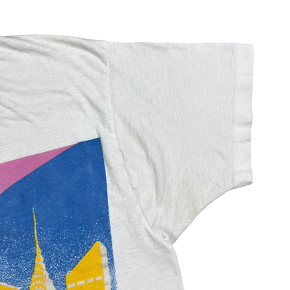 Vintage 80s New York City Taxi Cub Rockettes jumbo print tee (M/L)