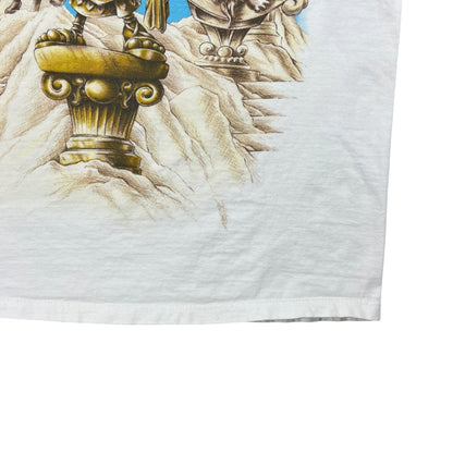 Vintage 90s Mickey Mouse Greek Mythology Disney stores at The Forum Las Vegas tee (M)