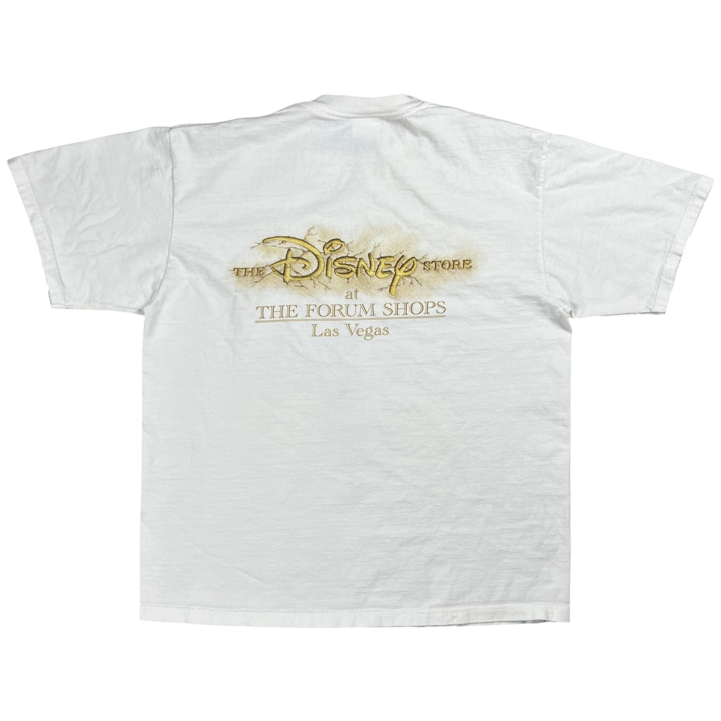 Vintage 90s Mickey Mouse Greek Mythology Disney stores at The Forum Las Vegas tee (M)