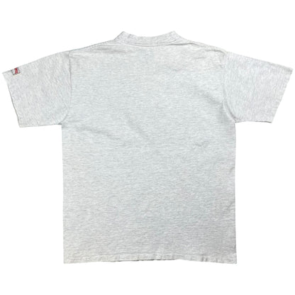 Vintage 90s Nutmeg Mills Industries MLB NFL NBA NHL NCAA ABC promo tee (L)