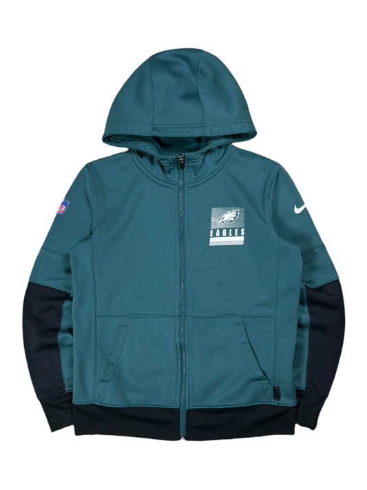 Nike On Field Philadelphia Eagles youth zip up NFL hoodie (M)