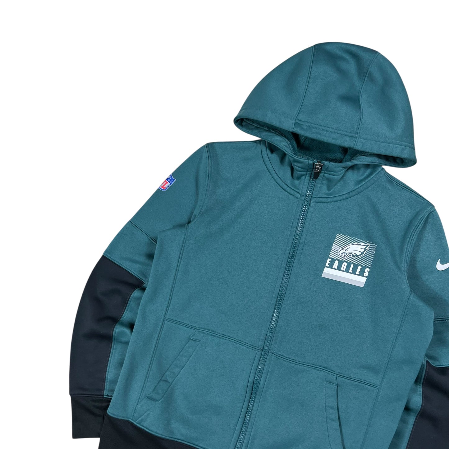 Nike On Field Philadelphia Eagles youth zip up NFL hoodie (M)