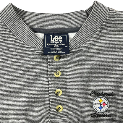 Vintage 90s Lee Sport Pittsburgh Steelers NFL Henley crewneck (XXL)