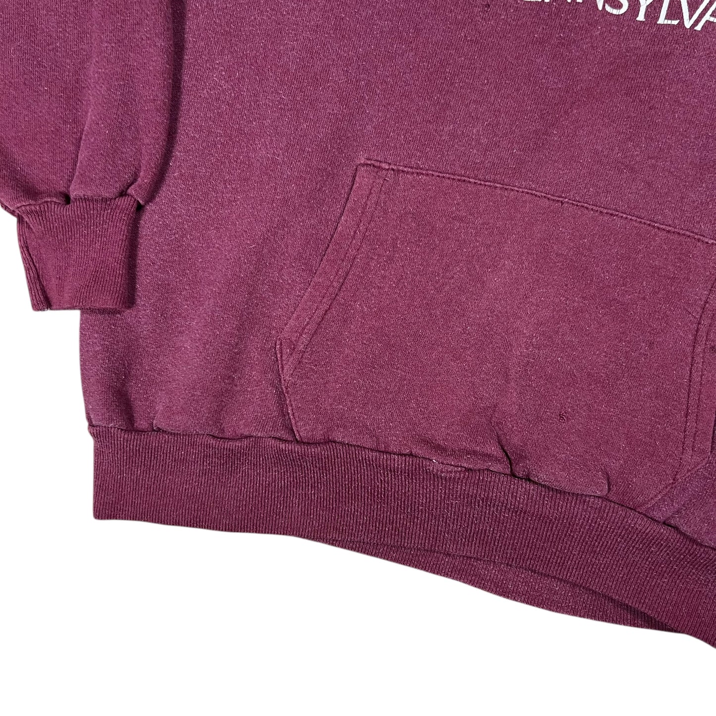 Vintage 1970s Indiana University of Pittsburgh IUP faded hoodie (M)