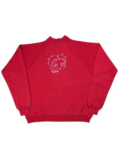 Vintage 90s Hanes Betty Boop embroidered crewneck (L)