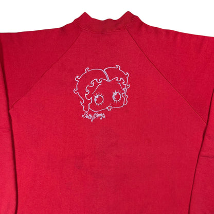 Vintage 90s Hanes Betty Boop embroidered crewneck (L)