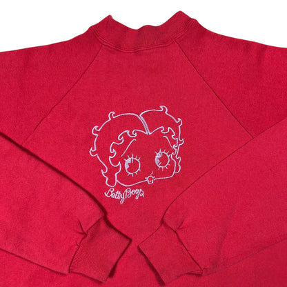 Vintage 90s Hanes Betty Boop embroidered crewneck (L)