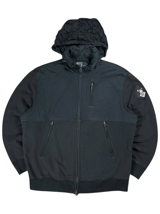 Vintage 90s Polo Ralph Lauren Naval Supply Full-Zip Hoodie (XL)