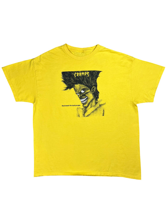 Vintage Y2K The Cramps Bad music for bad people band tee (XL)