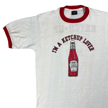 Vintage 1970s Heinz I’m a Ketchup Lover promo ringer tee (M)