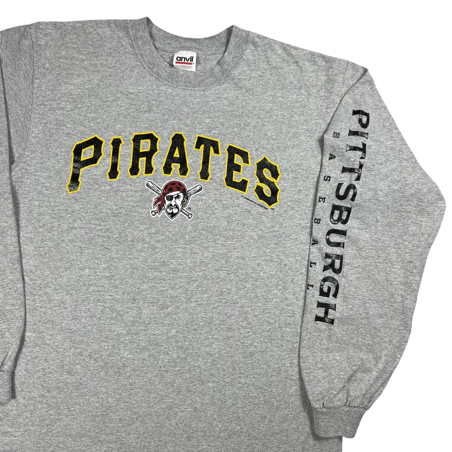Vintage 2003 Pittsburgh Pirates MLB long sleeve print shirt (M)
