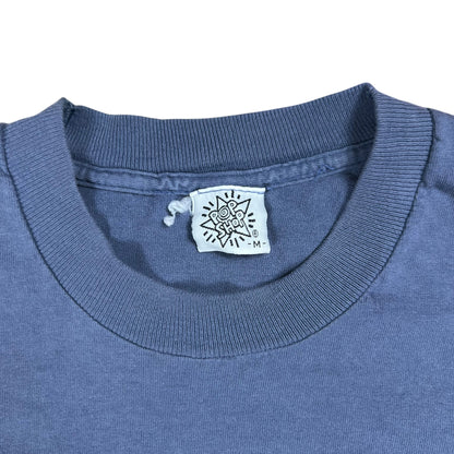 Vintage 90s Keith Haring Pop Shop box logo faded art tee (M)