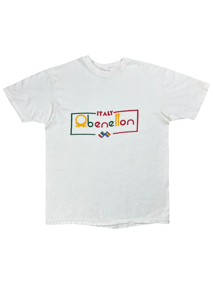 Vintage 80s Hanes United Colors of Benetton Italy faded tee (M)