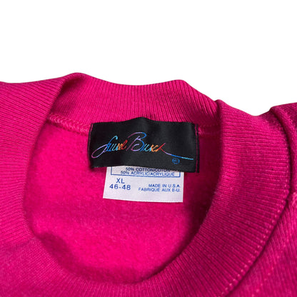 Vintage 80s Laurel Burch Abstract Cats Art Crewneck (L)
