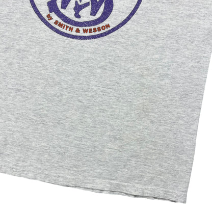 Vintage 90s Smith & Wesson Magnum Revolver gun tee (XL)