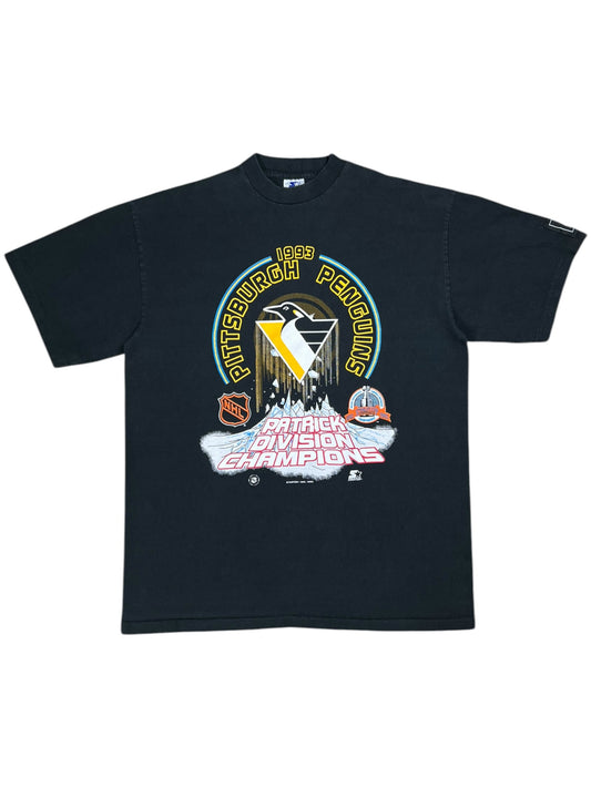 Vintage 1993 Starter Pittsburgh Penguins Stanley Cup NHL tee (XL)