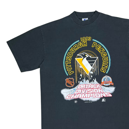 Vintage 1993 Starter Pittsburgh Penguins Stanley Cup NHL tee (XL)