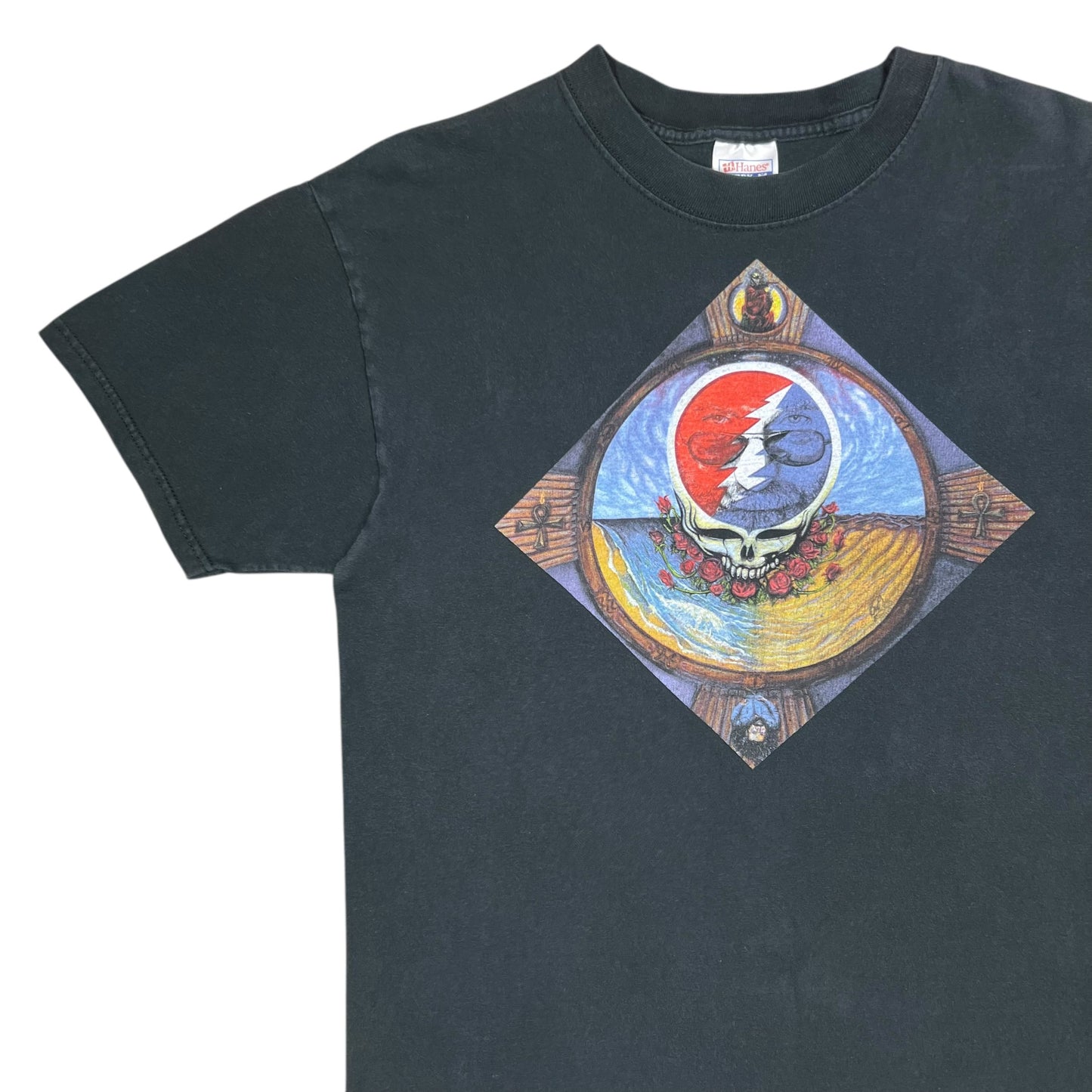 Vintage 90s Grateful Dead Jerry Garcia faded art band tee (L)
