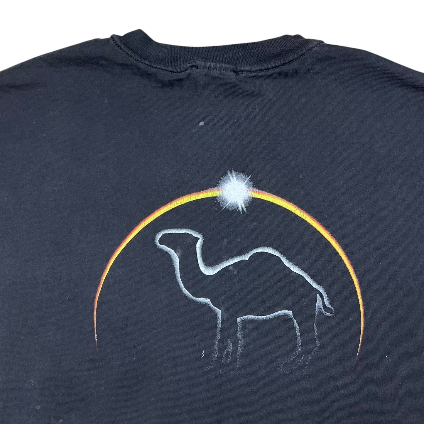 Vintage 90s Camel Cigarettes Upcycled abstract art pocket tee (XL)