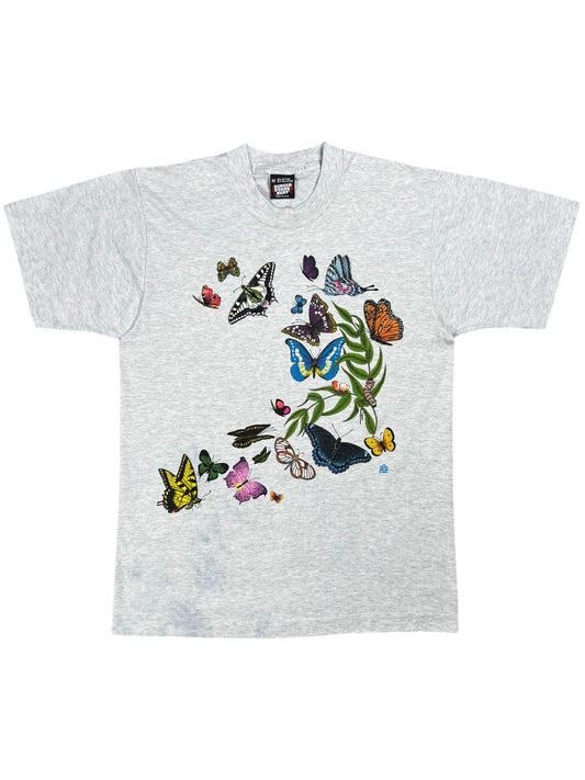 Vintage 1991 Butterfly’s nature print tee (M)