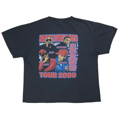 2009 Lil Wayne America’s Most Wanted tour faded rap tee (L)