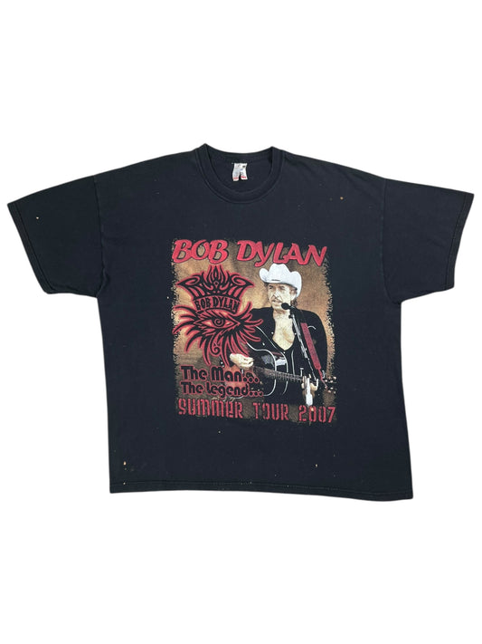 Vintage 2007 Bob Dylan Summer Tour faded band tee (L)