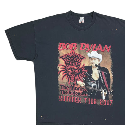 Vintage 2007 Bob Dylan Summer Tour faded band tee (L)